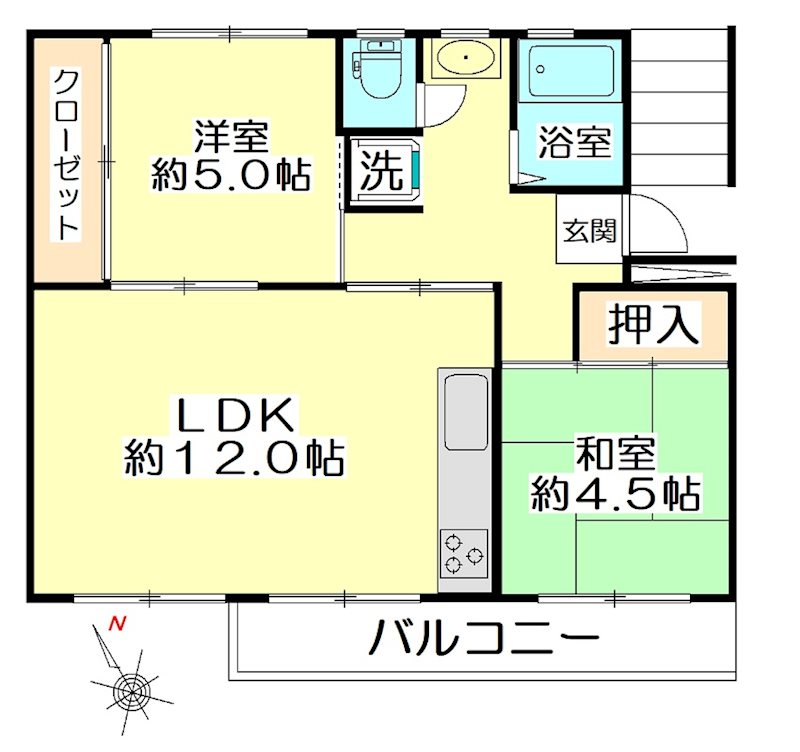 滝山団地3街区 間取図・土地図