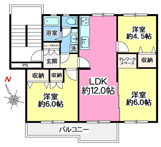 滝山第二住宅（3丁目） 間取図・土地図