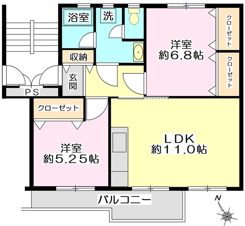 滝山第二住宅（3丁目） 間取図・土地図