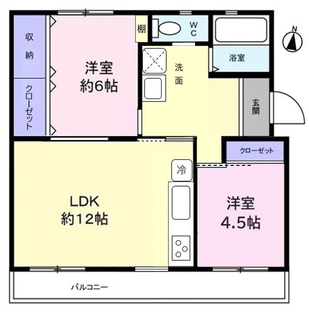 高津団地5街区（高津） 間取図・土地図