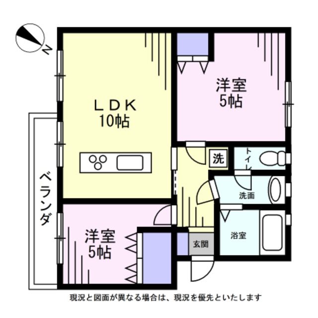 小金原団地（7-1） 間取図・土地図