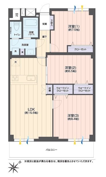 ふなばしハイツ 間取図・土地図