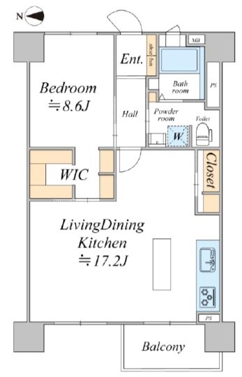 北砂四丁目住宅 間取図・土地図