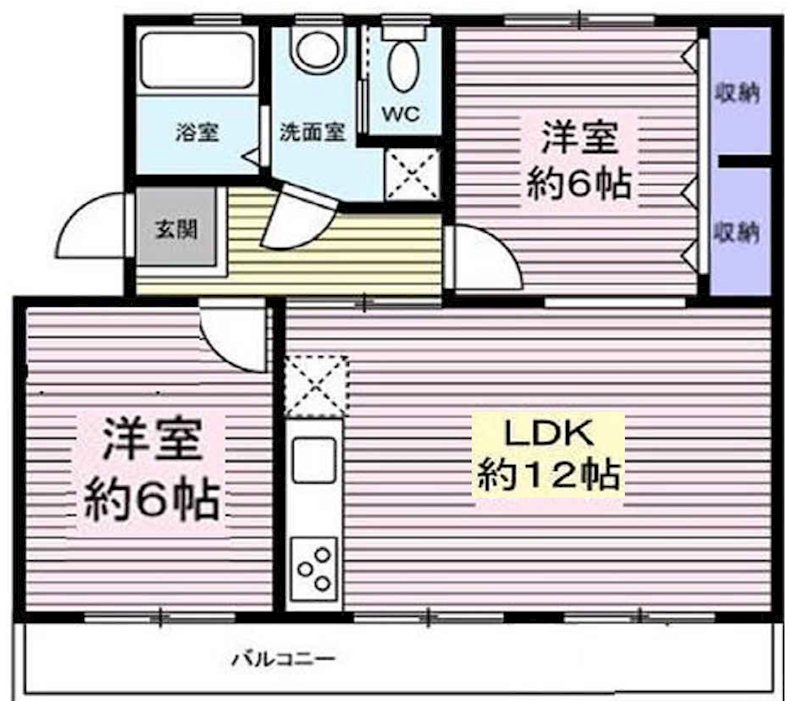 西小中台団地　 間取図・土地図