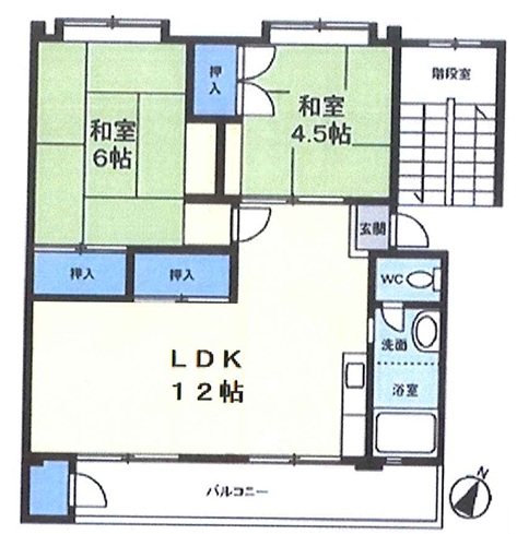 平尾住宅 間取図・土地図