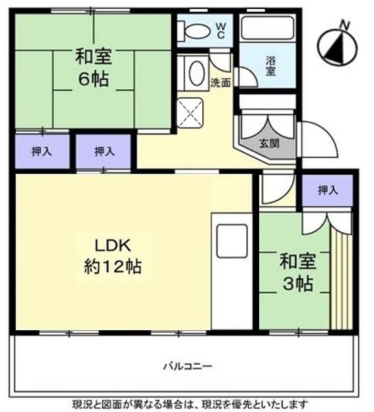 村上団地2街区 間取図・土地図