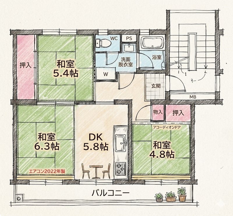 小室ハイランドC街区 間取図・土地図