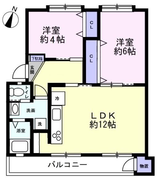木曽住宅 間取図・土地図