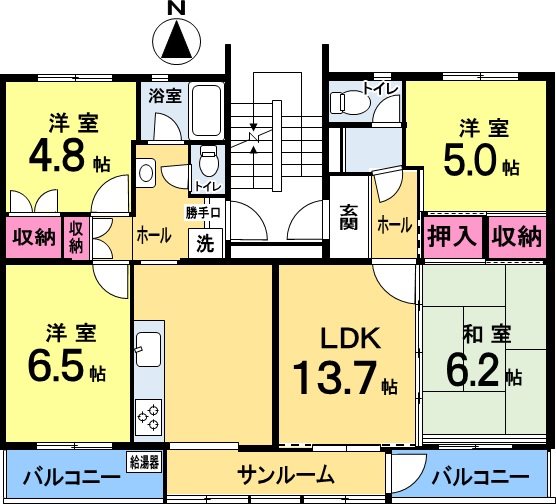 清水口第1住宅 間取図・土地図