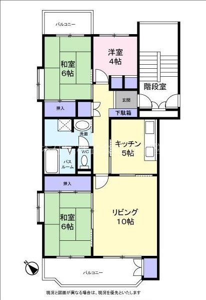 あやせグリーンハイツ（3階建） 間取図・土地図