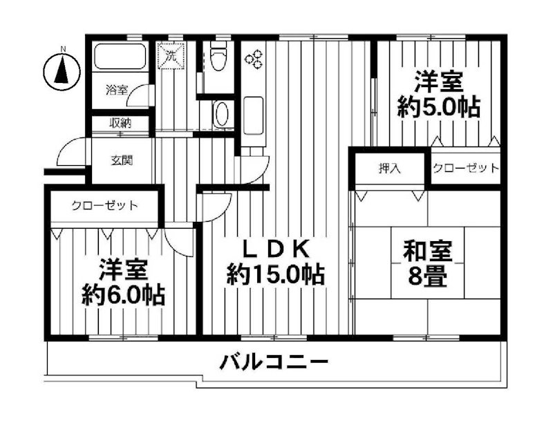 高幡台団地 間取図・土地図