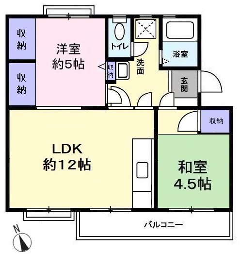 藤の台団地 間取図・土地図